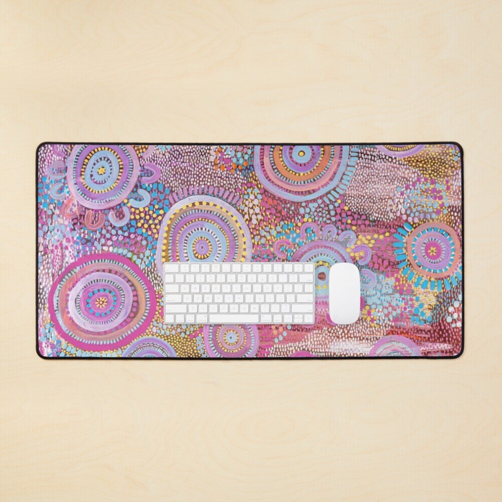 Desk Mat Lets Find Seashells Large Gaming Mouse Pad 35X16 Inch 7802738314526
