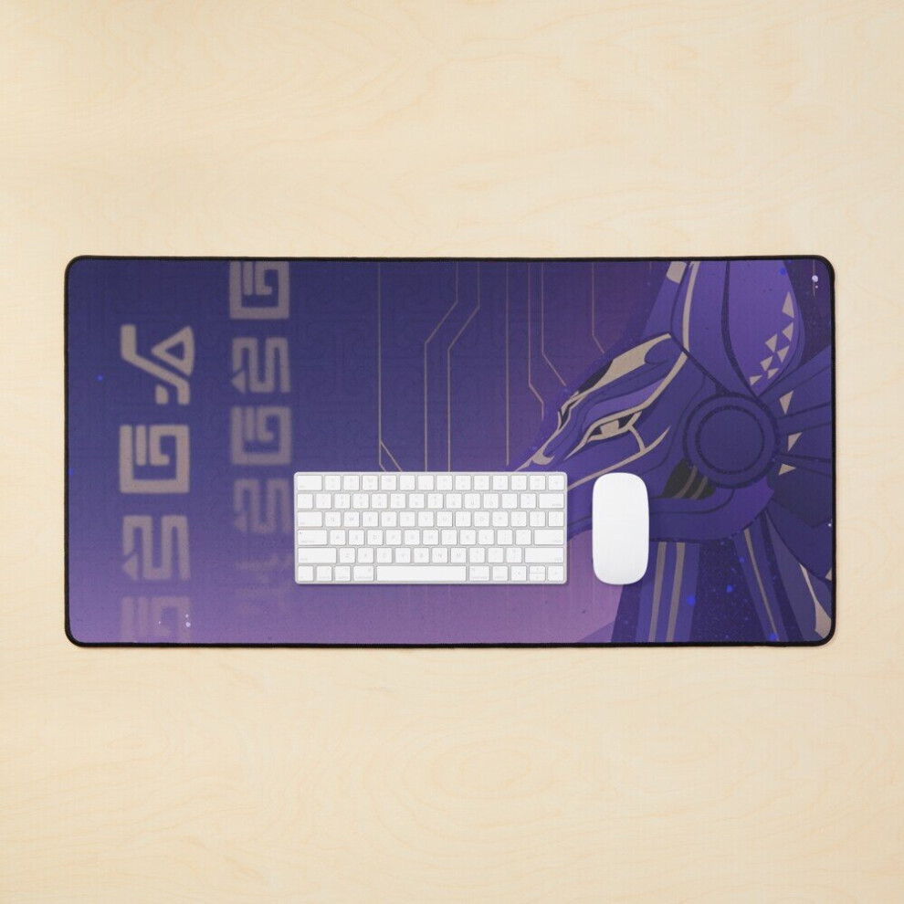 Desk Mat Cyno Wolf Large Gaming Mouse Pad 35X16 Inch Golden 7802738400571