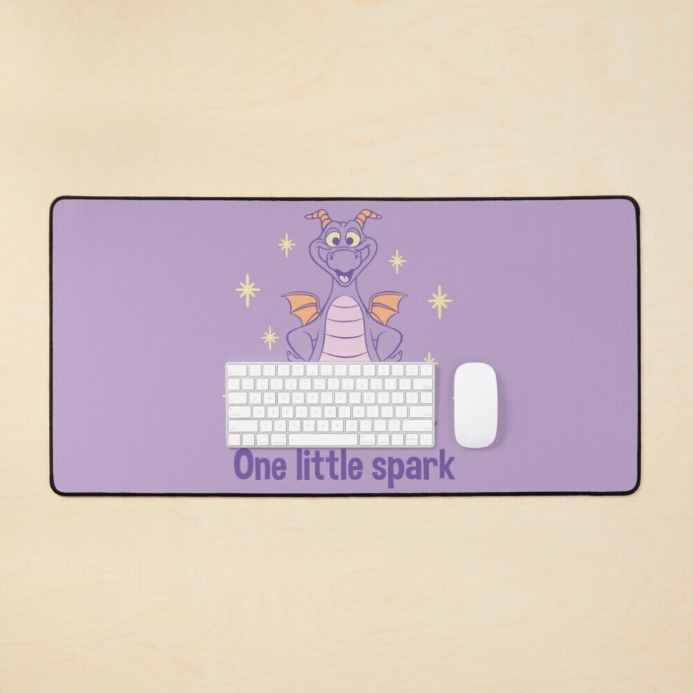 Desk Mat Figment Sitting One Little Spark Large Gaming Mouse Pad 35X16 Inch 7802738355444