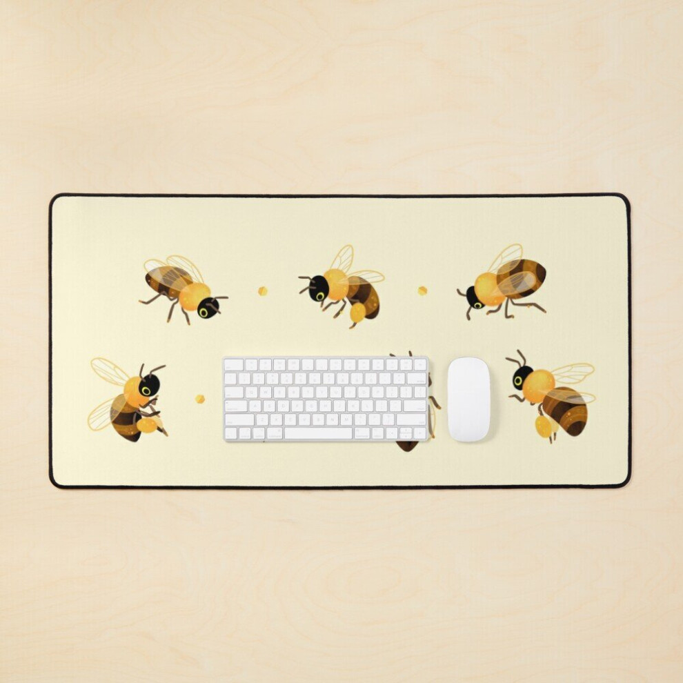 Desk Mat Honey Bees Large Gaming Mouse Pad 35X16 Inch 7802738316803