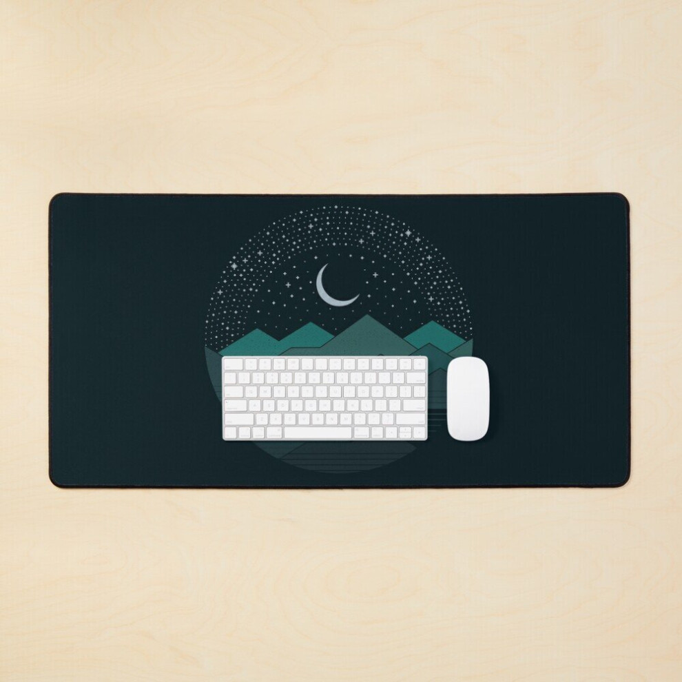Desk Mat Between The Mountains And The Stars Large Gaming Mouse Pad 35X16 Inch 7802738349870