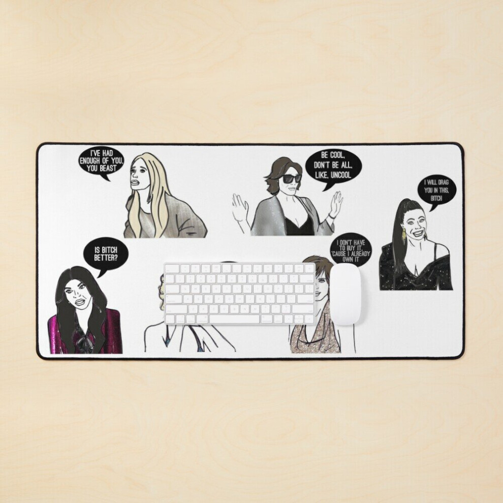Desk Mat Housewives Large Gaming Mouse Pad 35X16 Inch 7802738363203