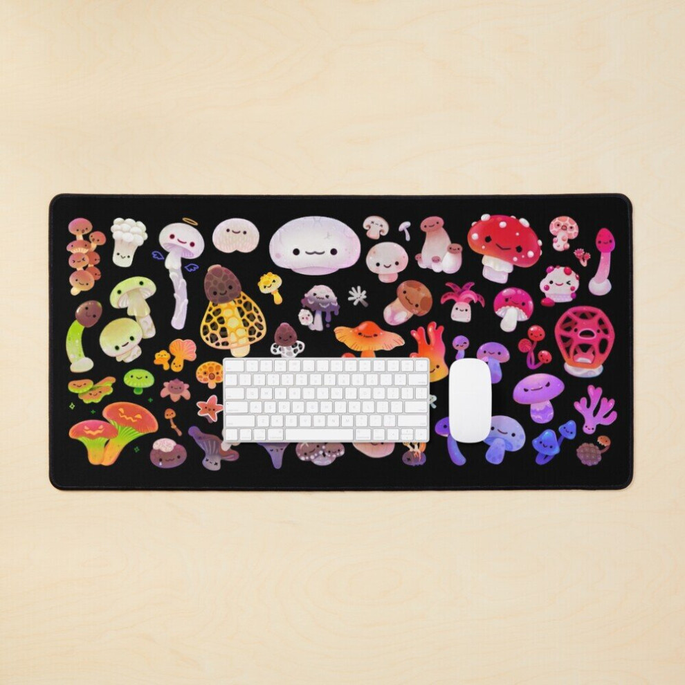 Desk Mat Mushroom Large Gaming Mouse Pad 35X16 Inch 7802738310078