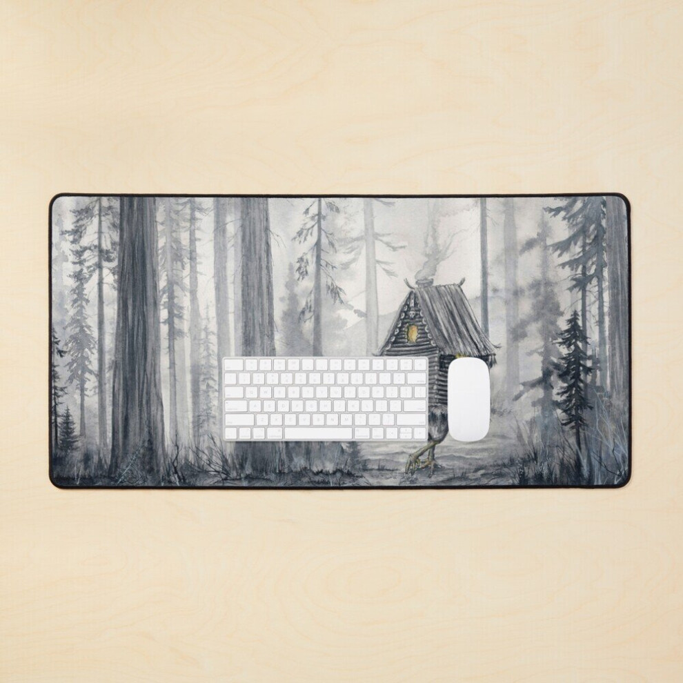 Desk Mat The Legend Of Baba Yaga Large Gaming Mouse Pad 35X16 Inch 7802738408096