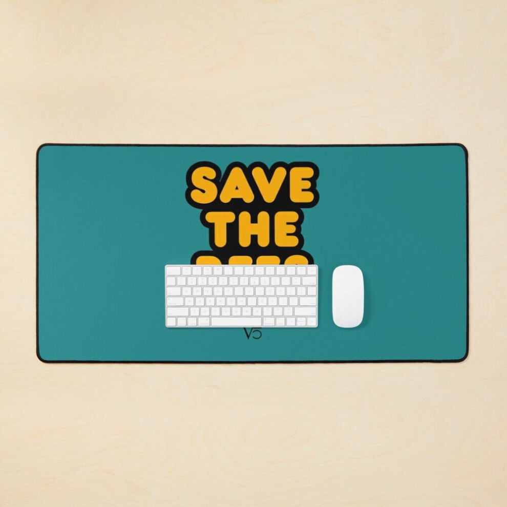 Desk Mat Sebastian Saves The Bees Large Gaming Mouse Pad 35X16 Inch 7802738388473