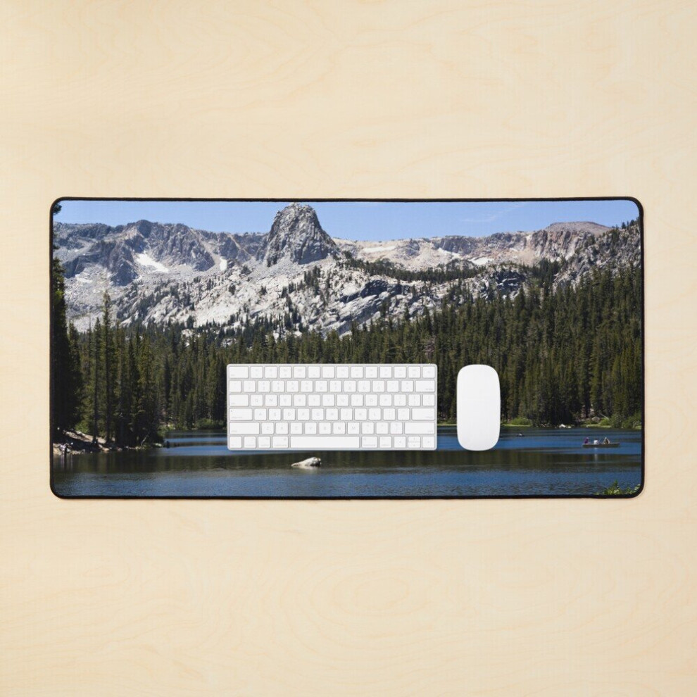 Desk Mat Lake Mary In The Inyo National Forest Near Mammoth Lakes, California Large Gaming Mouse Pad 35X16 Inch 7802738397291