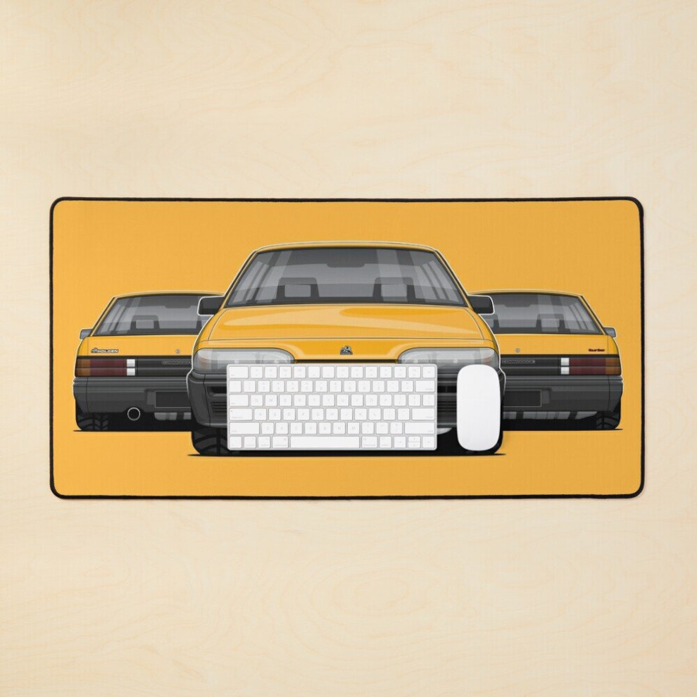 Desk Mat Vl Turbo Bt1 - Canary Large Gaming Mouse Pad 35X16 Inch Yellow 7802738350982