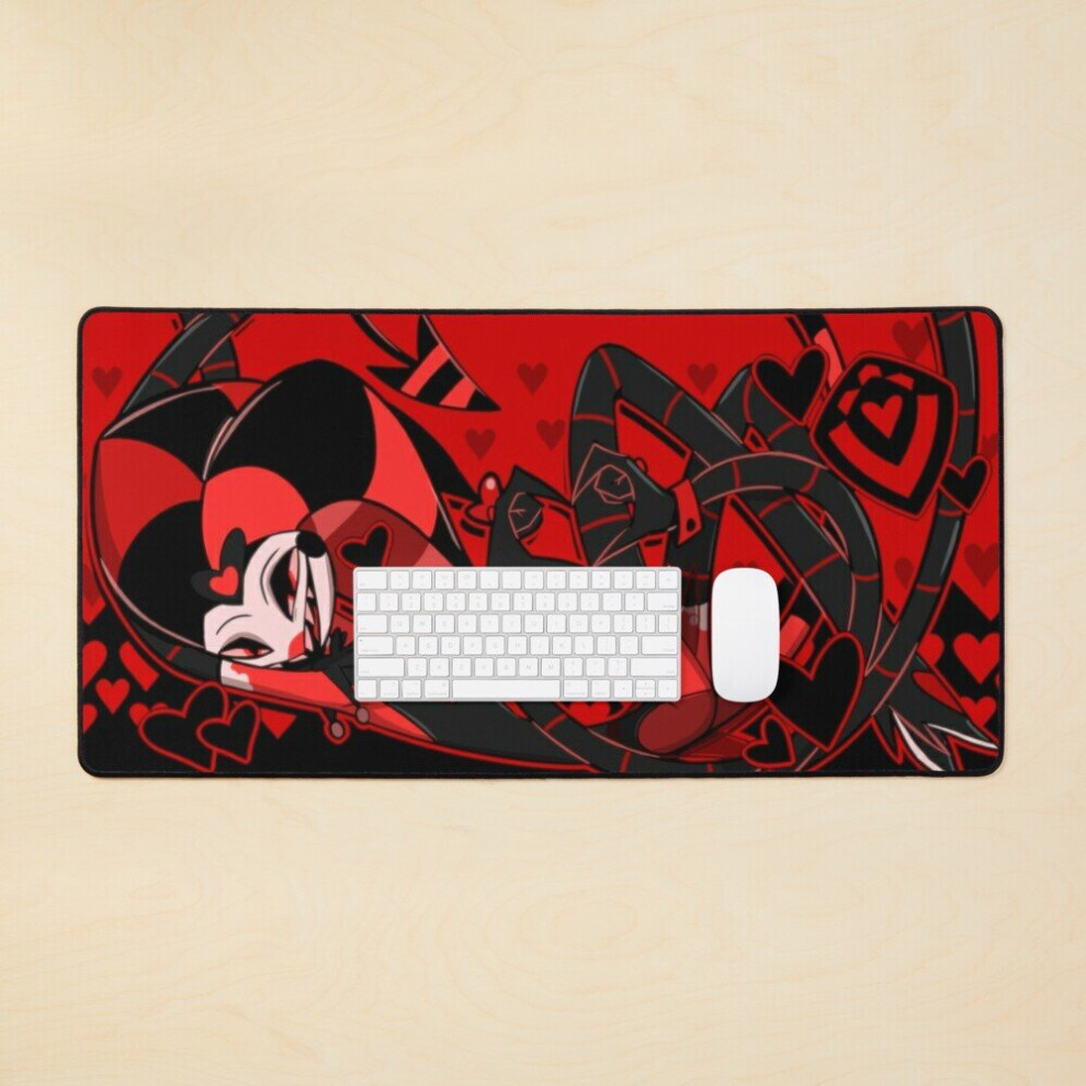 Desk Mat Valentines Day Fizzarolli Pinup Large Gaming Mouse Pad 35X16 Inch 7802738367447