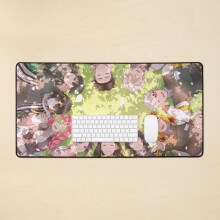 Desk Mat Hashira Large Gaming Mouse Pad 35x16 inch