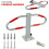 Folding Locking Parking Bollard Post Barrier Security Driveway Car Park Drive UK 1