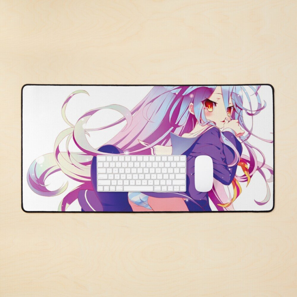 Desk Mat No Game No Life Shiro Large Gaming Mouse Pad 35X16 Inch 7802738359114