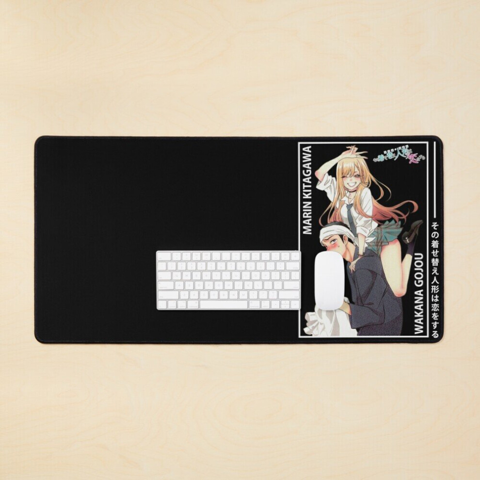 Desk Mat Marin Kitagawa - Sono Bisque Doll Wa Koi Wo Suru Large Gaming Mouse Pad 35X16 Inch 7802738378092