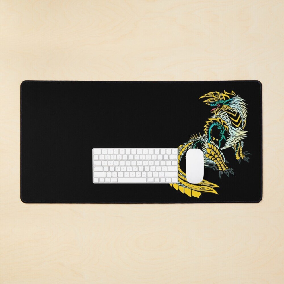 Desk Mat Monster Hunter - Zinogre Large Gaming Mouse Pad 35X16 Inch 7802738312355