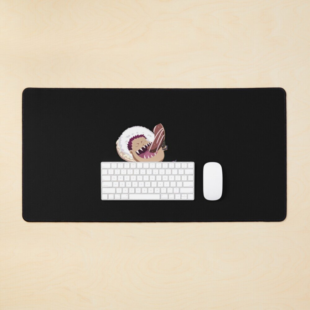 Desk Mat Charlotte Katakuri Eating Donuts Classic Large Gaming Mouse Pad 35X16 Inch 7802738365153