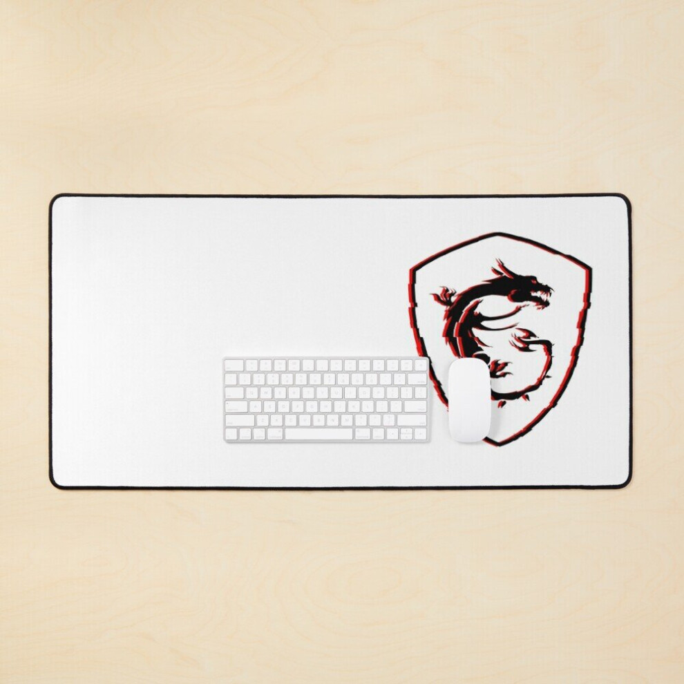 Desk Mat Msi Gamer Large Gaming Mouse Pad 35X16 Inch 7802738376685