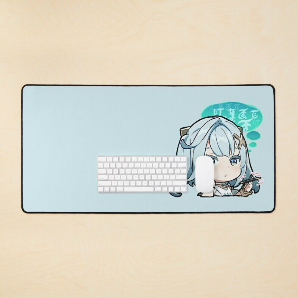 Desk Mat Faruzan Genshin Impact Large Gaming Mouse Pad 35X16 Inch 7802738367652