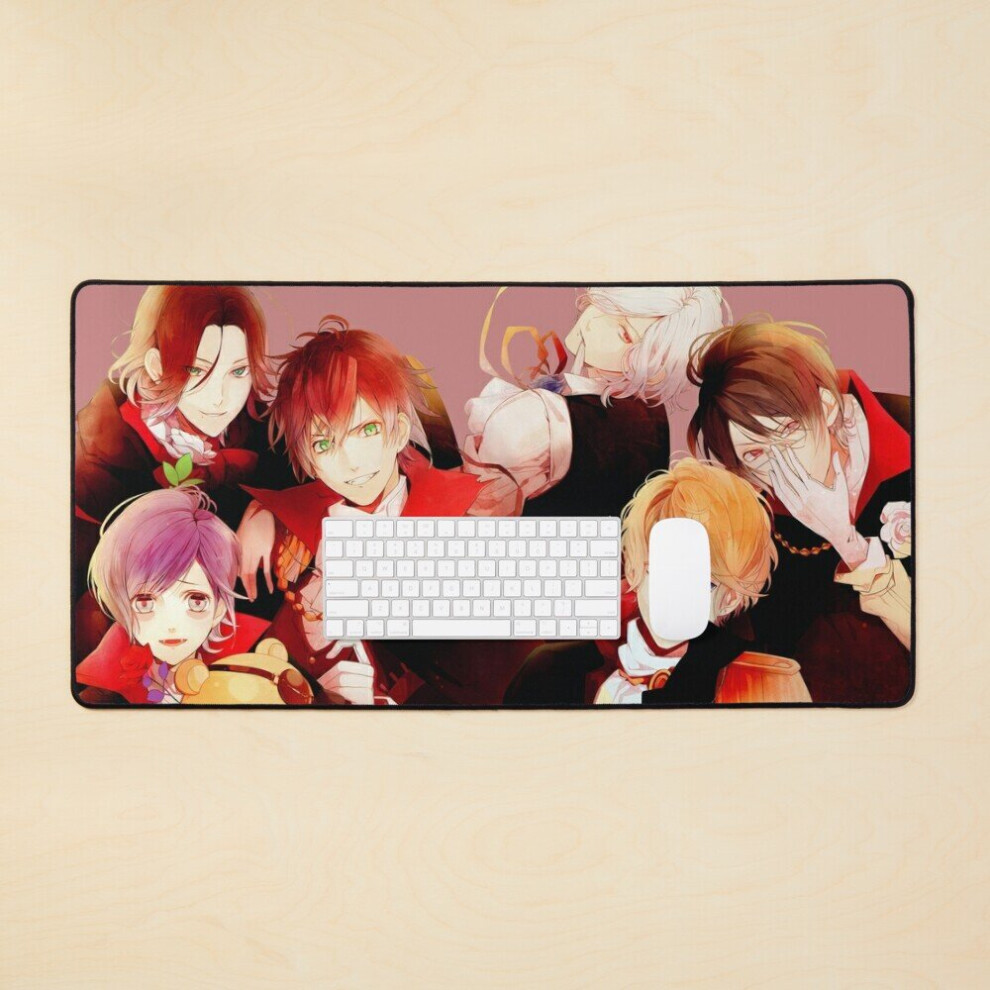 Desk Mat Diabolik Lovers Hq Large Gaming Mouse Pad 35X16 Inch 7802738336788