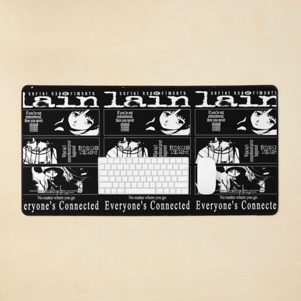 Desk Mat Serial Experiments Lain Large Gaming Mouse Pad 35X16 Inch 7802738408669