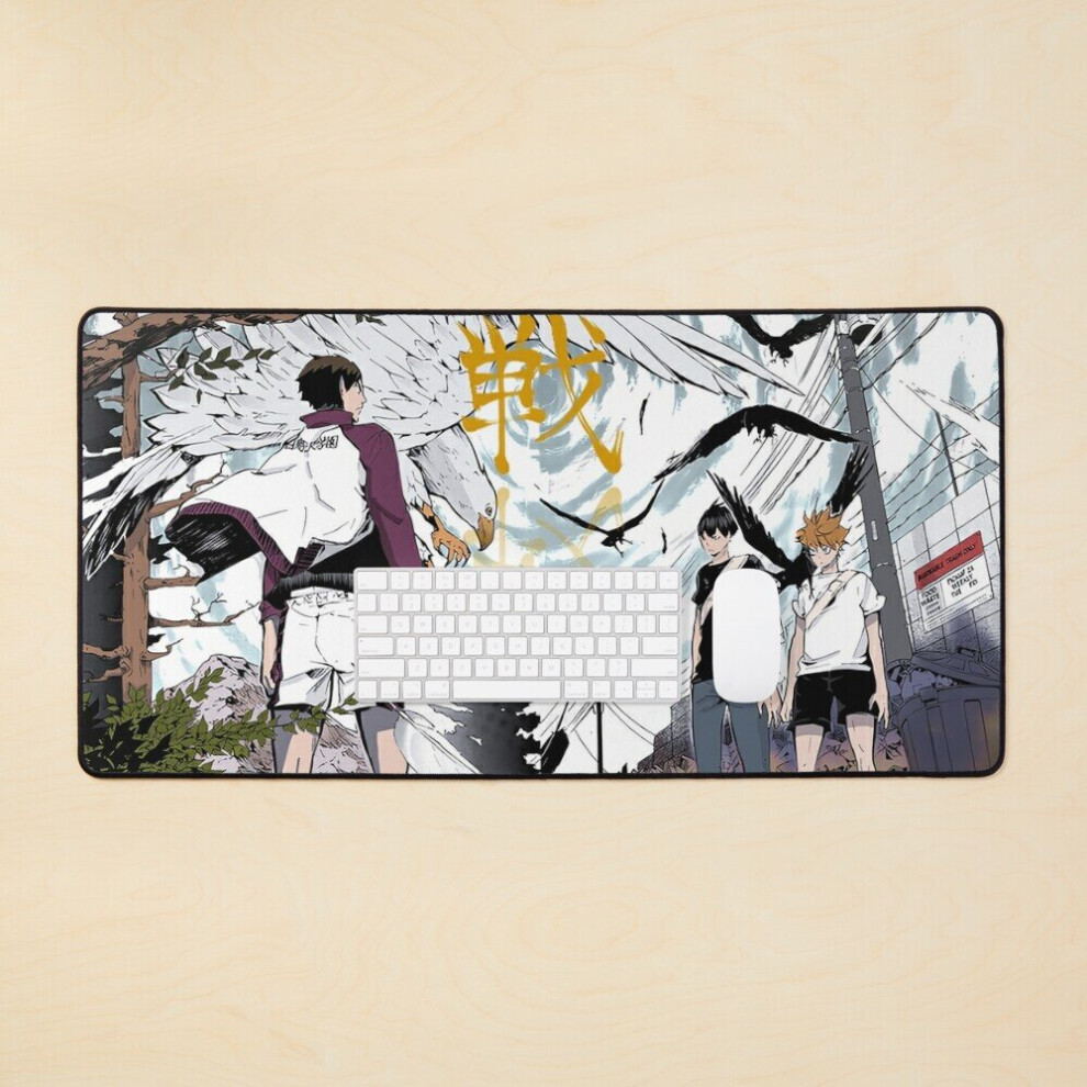 Desk Mat Haikyuu Aesthetic Design Large Gaming Mouse Pad 35X16 Inch 7802738378030