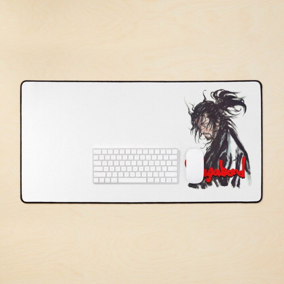 Desk Mat Vagabond Classic Manga Miyamoto Musashi Large Gaming Mouse Pad 35X16 Inch 7802738400199