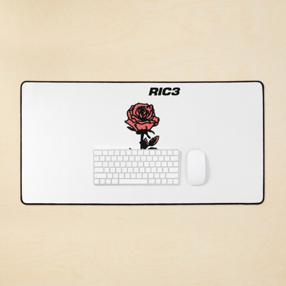 Desk Mat Daniel Ricciardo Merch Flower Large Gaming Mouse Pad 35X16 Inch 7802738366921
