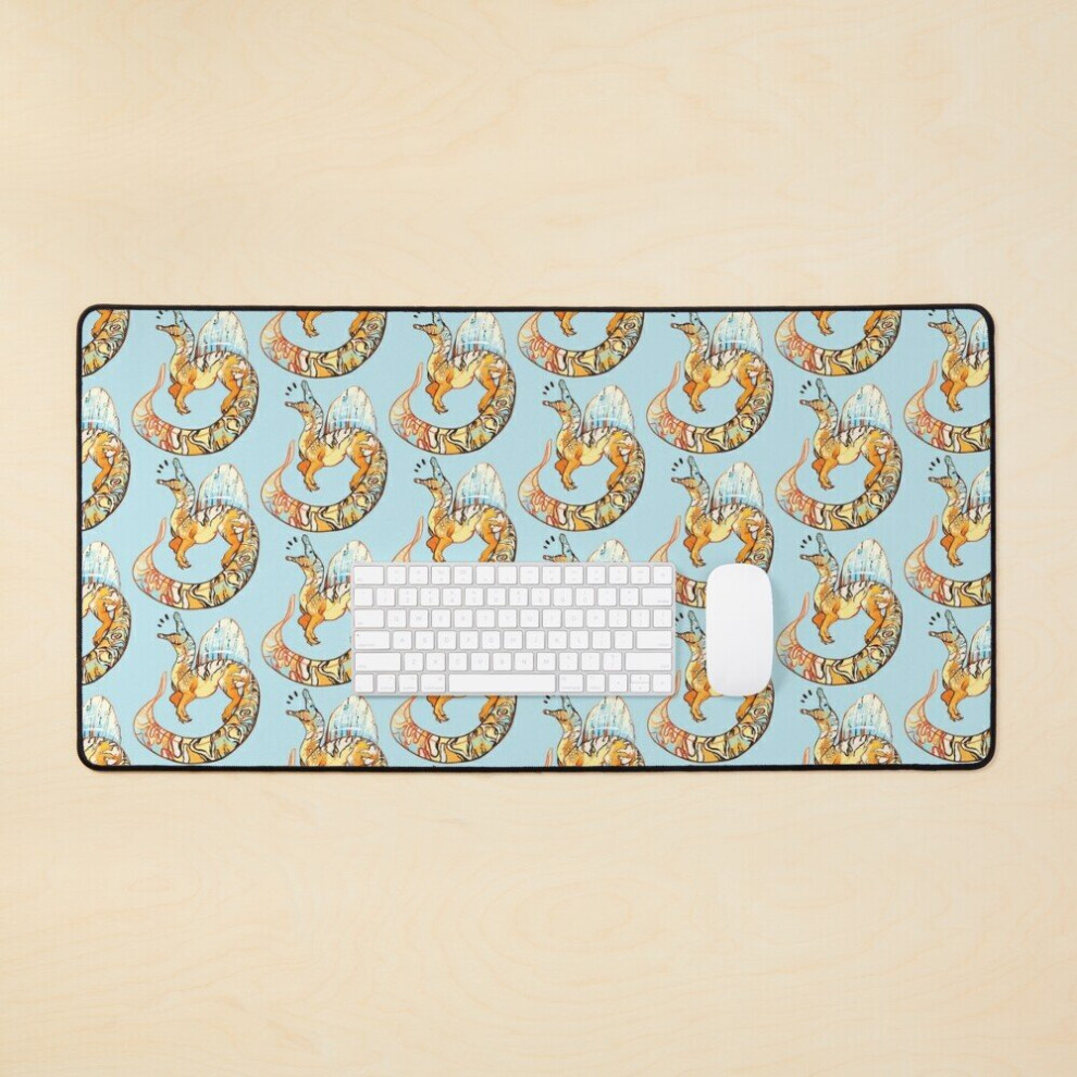 Desk Mat Happy Spino! Large Gaming Mouse Pad 35X16 Inch 7802738389180