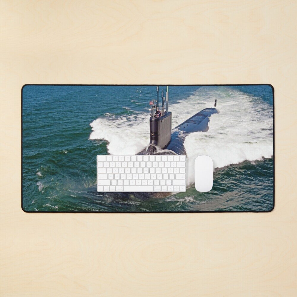 Desk Mat Uss California (Ssn-781) Ship's Store Large Gaming Mouse Pad 35X16 Inch 7802738401851