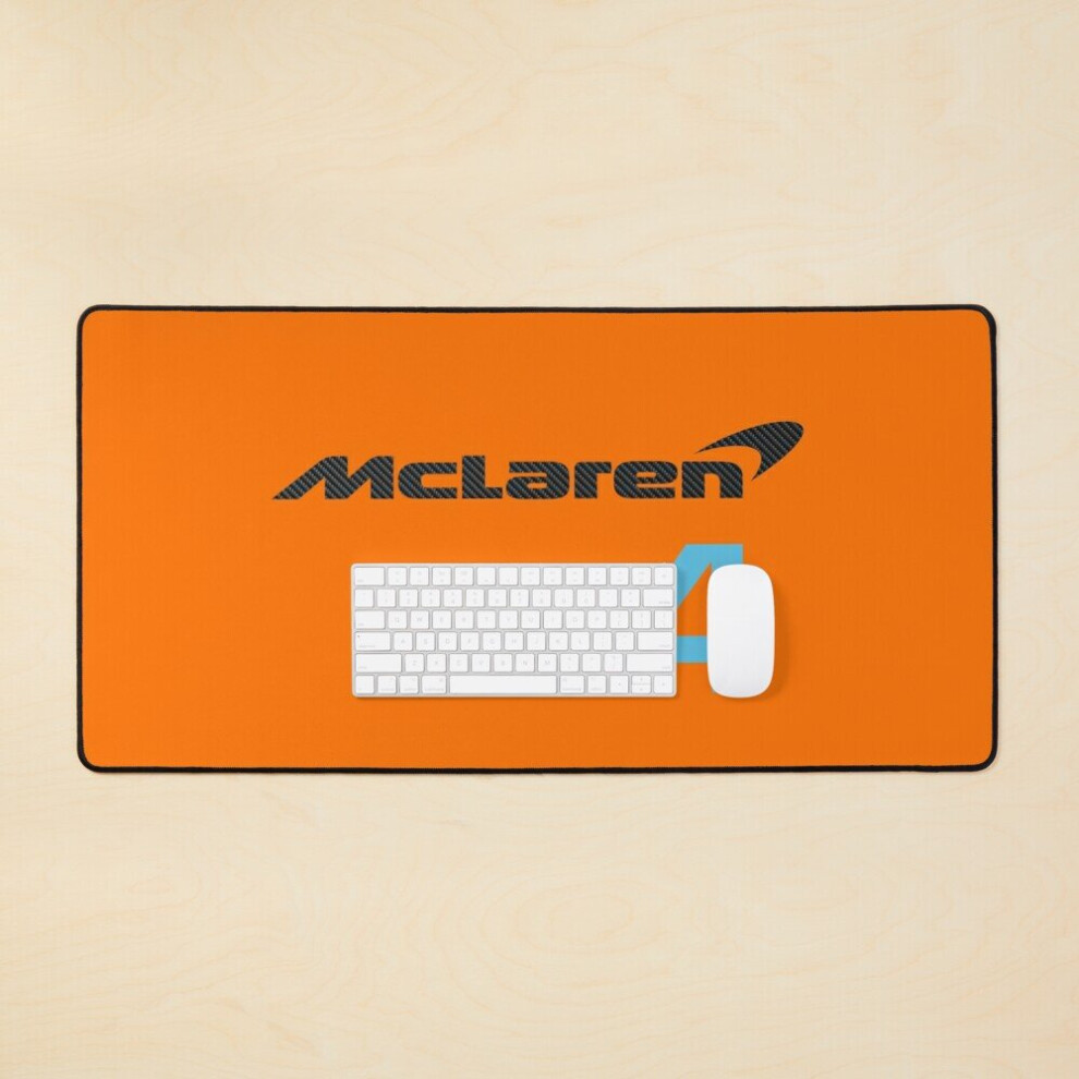 Desk Mat Mclaren F1 2022 - Lando Norris #4 Large Gaming Mouse Pad 35X16 Inch 7802738373196