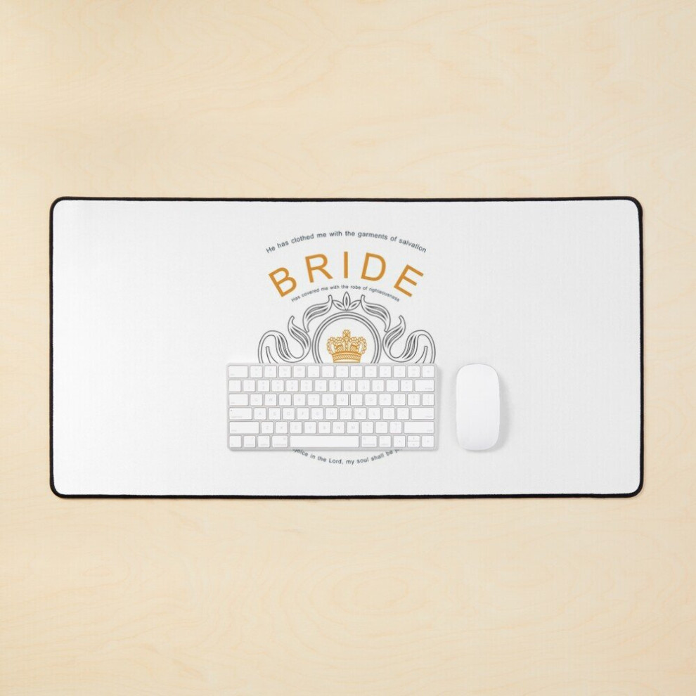 Desk Mat Bride Of Christ Large Gaming Mouse Pad 35X16 Inch 7802738402681