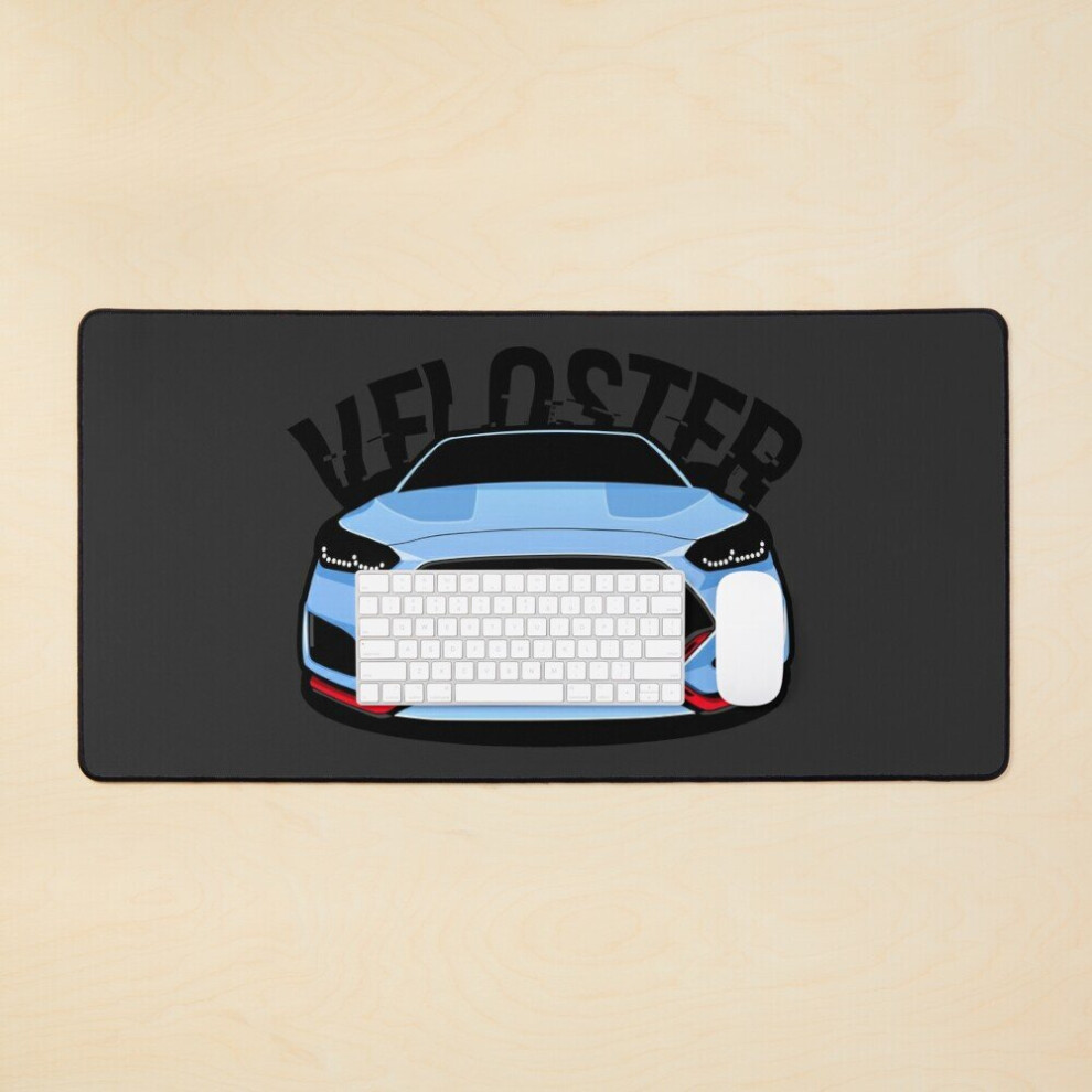 Desk Mat Hyundai Veloster N Large Gaming Mouse Pad 35X16 Inch 7802738381443