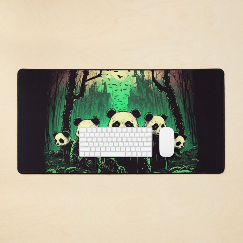 Desk Mat Panda Gang Large Gaming Mouse Pad 35X16 Inch 7802738336122