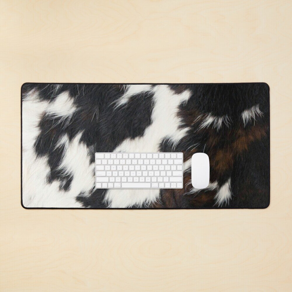 Desk Mat Decorative Luxury Cowhide Large Gaming Mouse Pad 35X16 Inch 7802738331882