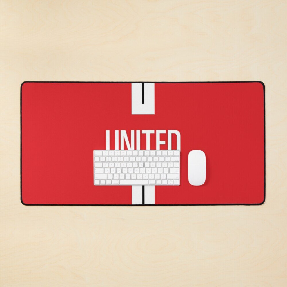 Desk Mat United Stripe With Text Large Gaming Mouse Pad 35X16 Inch 7802738329414