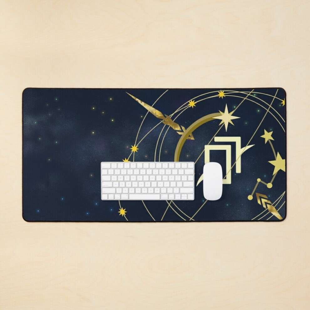 Desk Mat Ffxiv Astrologian Job Mat Large Gaming Mouse Pad 35X16 Inch 7802738310818