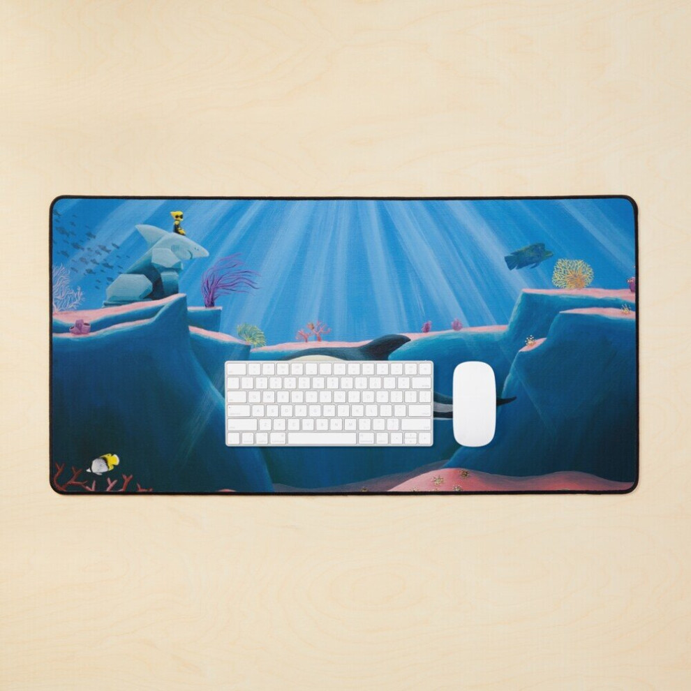 Desk Mat Meditate Large Gaming Mouse Pad 35X16 Inch 7802738388688