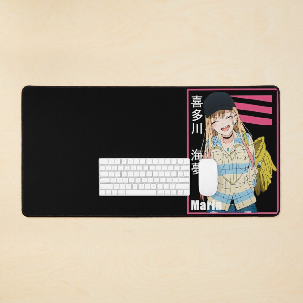 Desk Mat Marin Kitagawa - Sono Bisque Doll Wa Koi Wo Suru Large Gaming Mouse Pad 35X16 Inch 7802738378887
