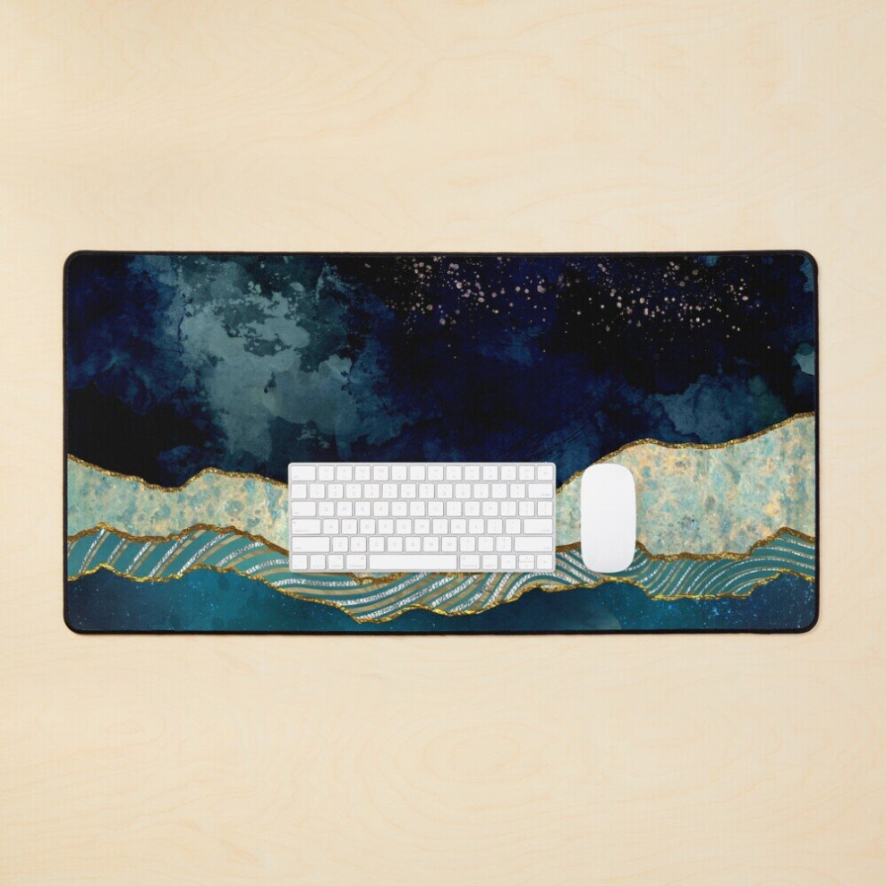 Desk Mat Sky Large Gaming Mouse Pad 35X16 Inch Indigo 7802738326949