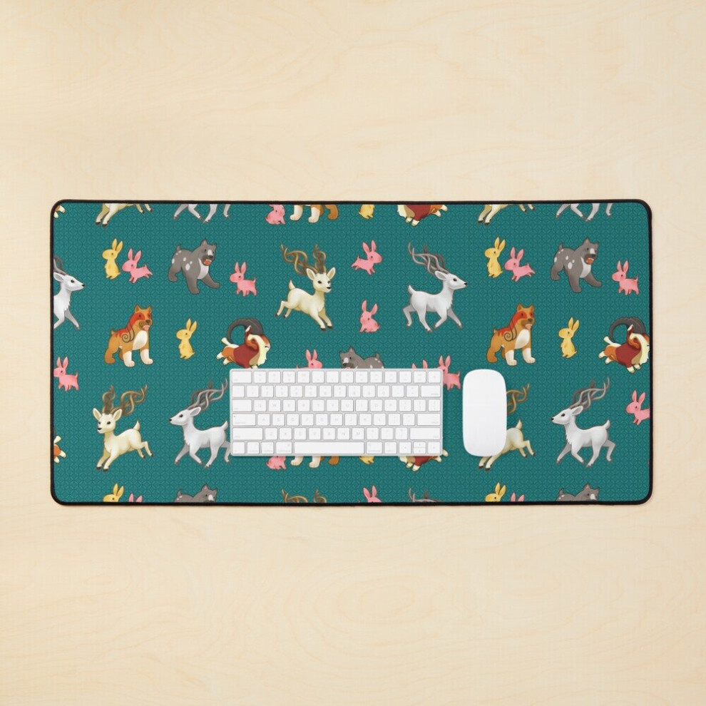 Desk Mat Da Critter Collection Large Gaming Mouse Pad 35X16 Inch 7802738343960