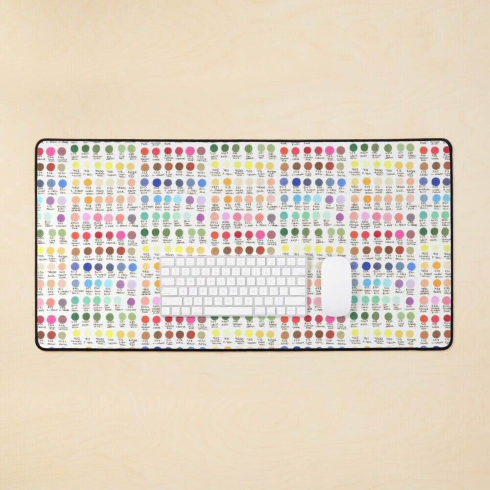 Desk Mat Stephs Marker Swatches! Large Gaming Mouse Pad 35X16 Inch 7802738388275