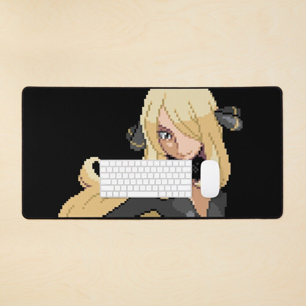 Desk Mat Cynthia Vs Sprite Large Gaming Mouse Pad 35X16 Inch 7802738319491