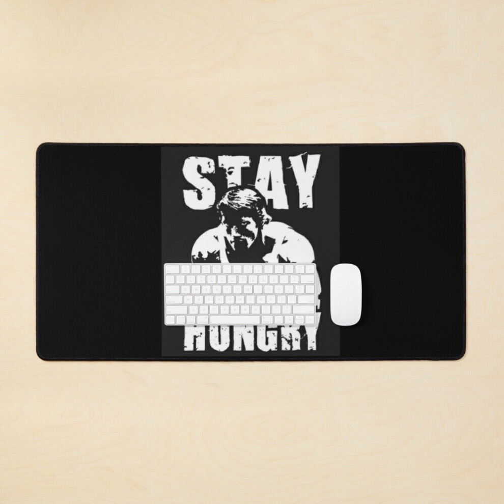 Desk Mat Arnold - Stay Hungry Large Gaming Mouse Pad 35X16 Inch 7802738339642