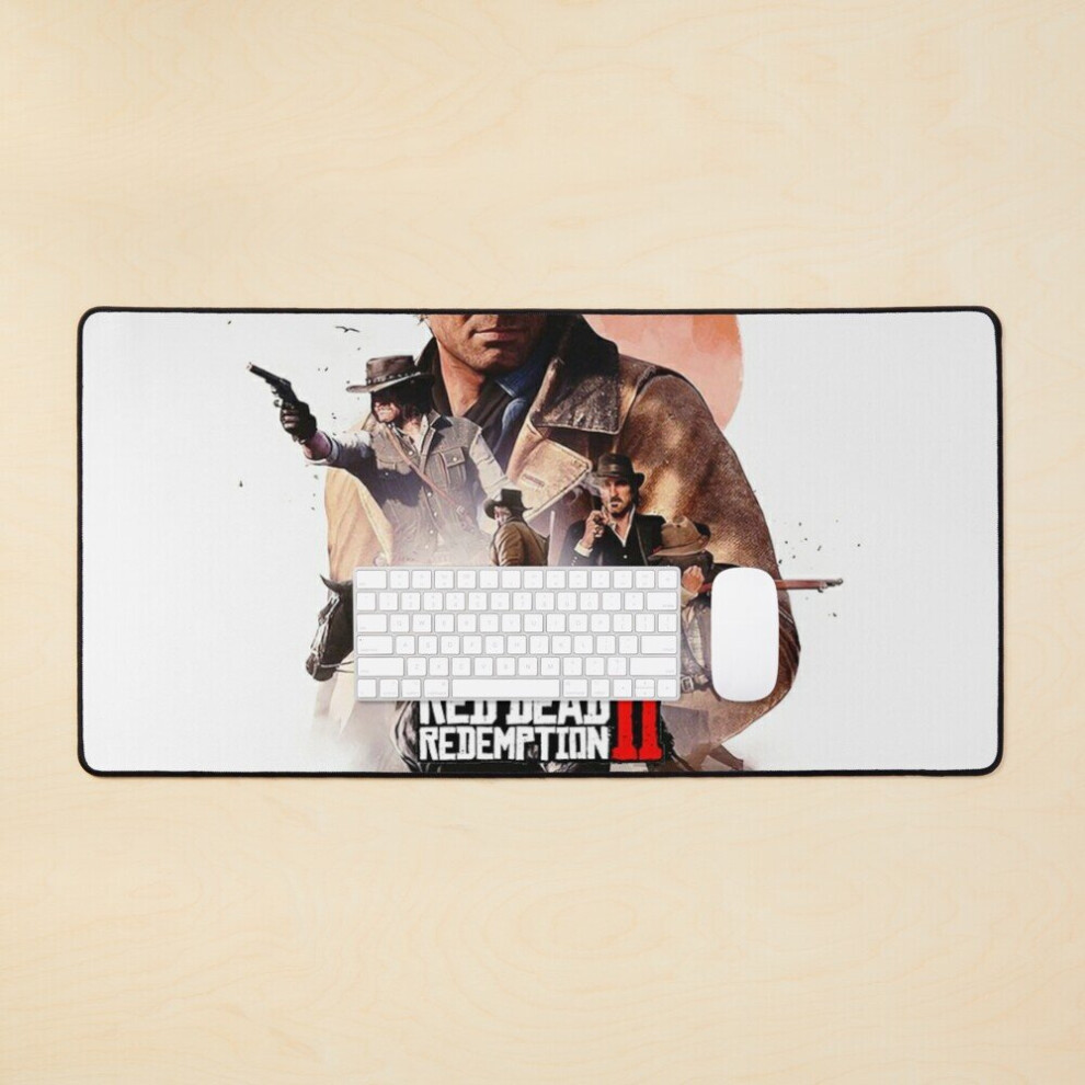 Desk Mat Arthur Morgan Outlaw Artwork Large Gaming Mouse Pad 35X16 Inch 7802738404647
