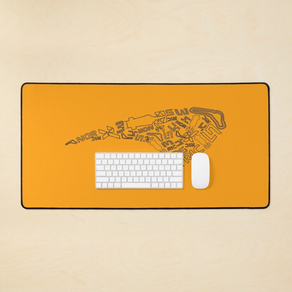 Desk Mat Mclaren Logo 2021 Season Large Gaming Mouse Pad 35X16 Inch 7802738351477