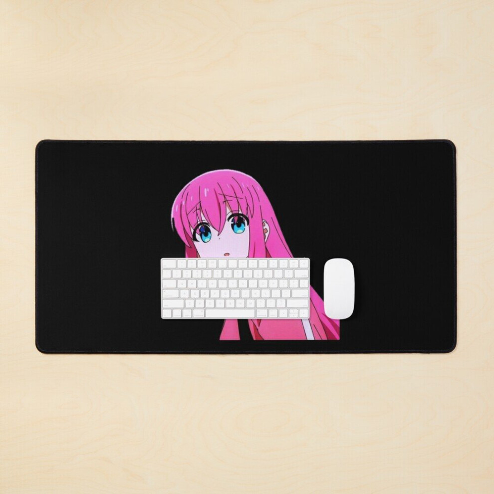 Desk Mat Hitori Gotou - Bocchi The Rock Large Gaming Mouse Pad 35X16 Inch 7802738381856