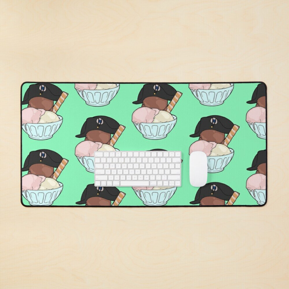 Desk Mat Napoleon Ice Large Gaming Mouse Pad 35X16 Inch Cream 7802738388329
