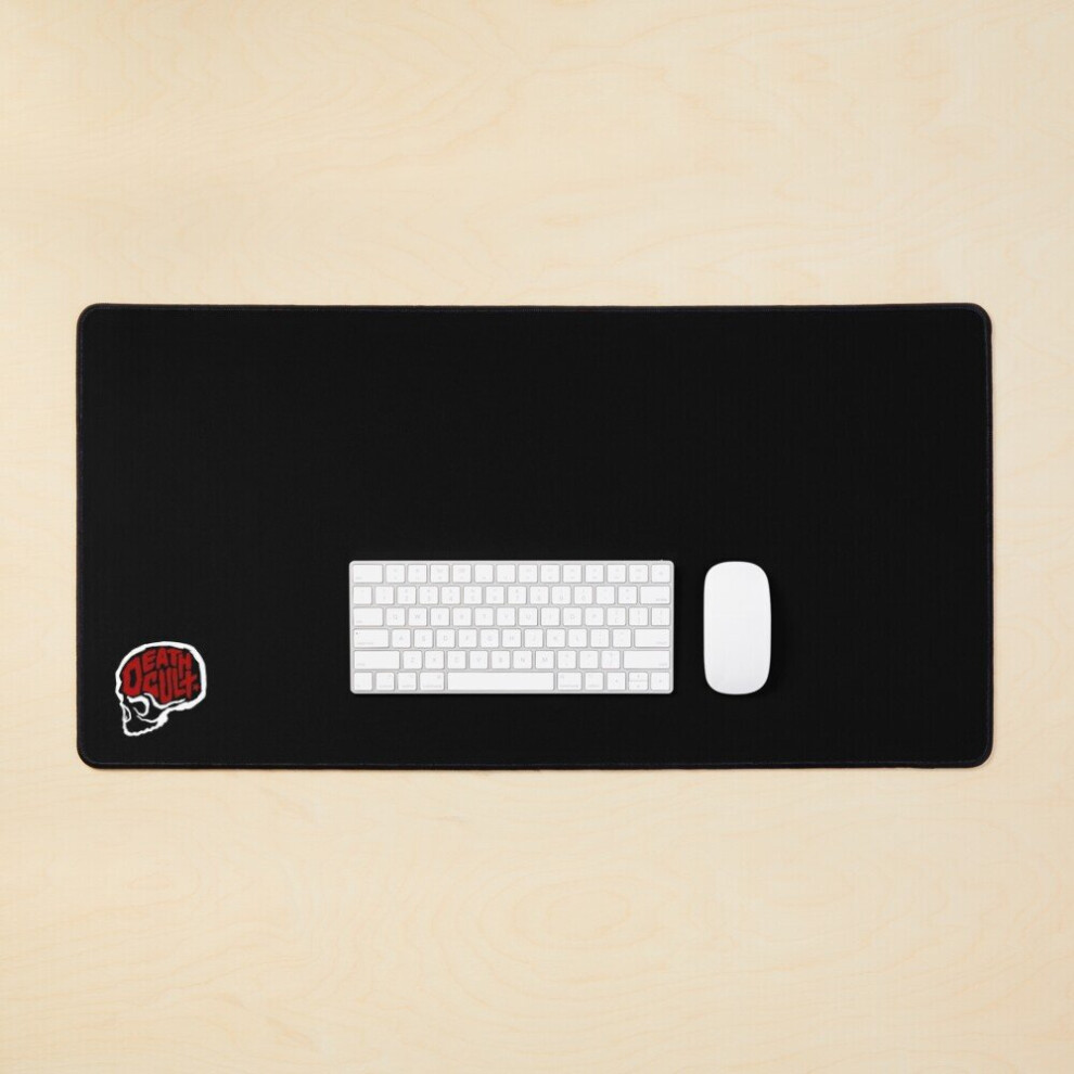 Desk Mat Copy Of Death Cult (Red) Large Gaming Mouse Pad 35X16 Inch Red 7802738395464