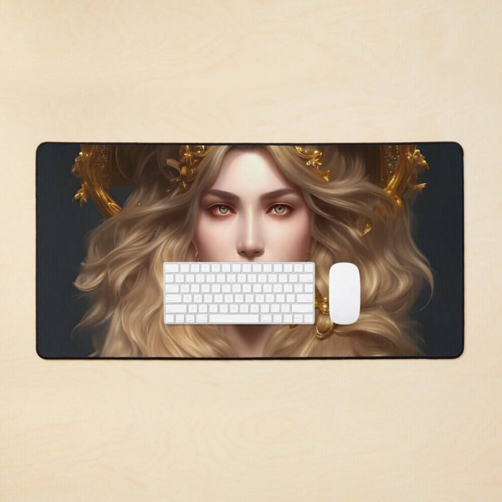 Desk Mat Royalty Large Gaming Mouse Pad 35X16 Inch 7802738354911