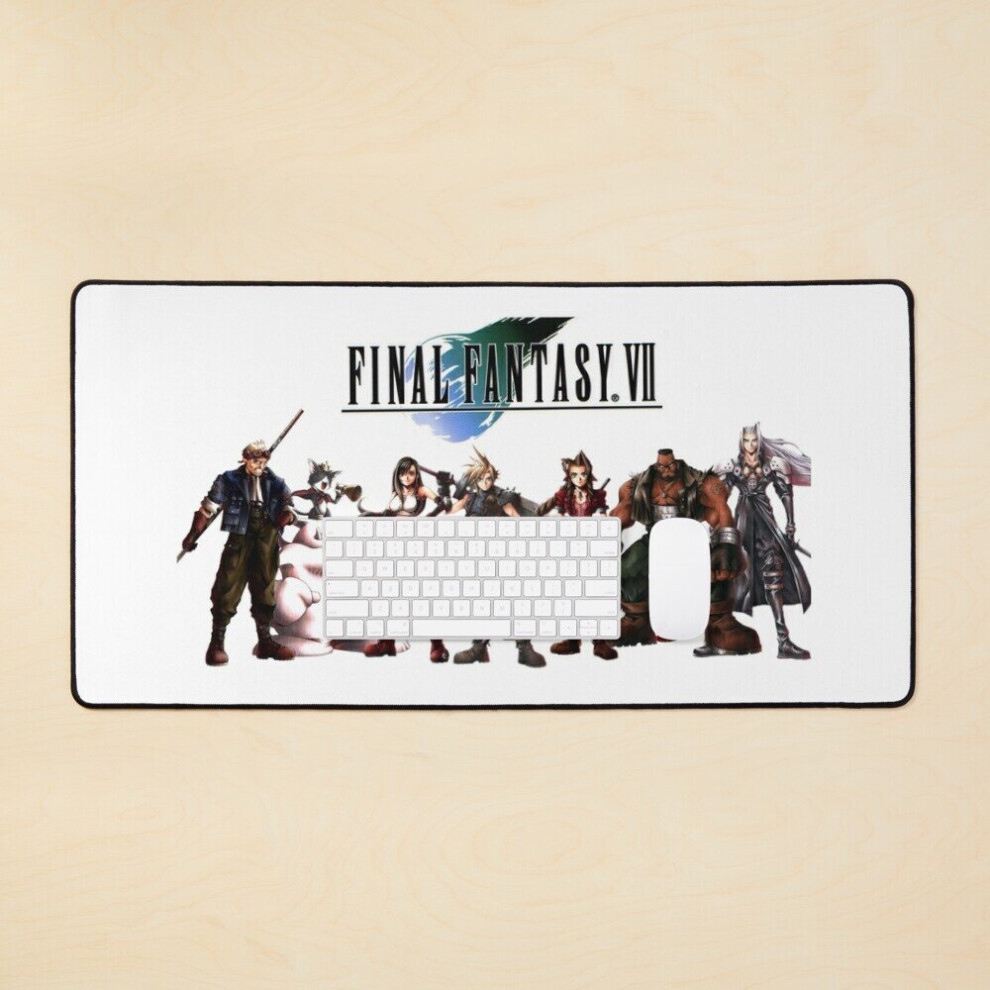 Desk Mat Final Fantasy Vii Large Gaming Mouse Pad 35X16 Inch 7802738365146