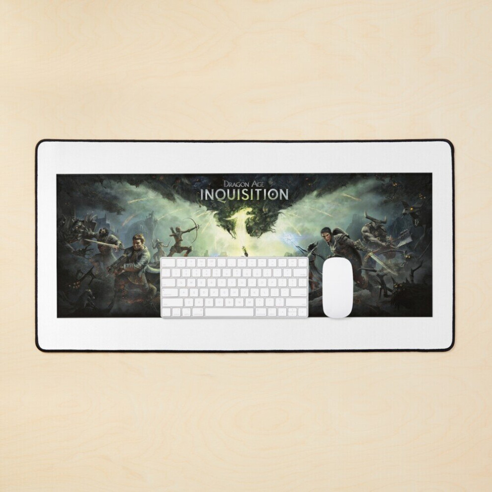 Desk Mat Dragonage Inquisition All Comapnions Large Gaming Mouse Pad 35X16 Inch 7802738329599