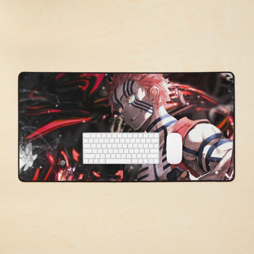 Desk Mat Akaza Demon Large Gaming Mouse Pad 35X16 Inch 7802738409550